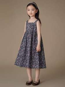 ชุดเดรสผ้าฝ้ายออร์แกนิคพิมพ์ลายดอกไม้สำหรับเด็กผู้ชายเสื้อผ้าฝ้ายออร์แกนิกนุ่มออกแบบได้ตามต้องการเป็นมิตรกับสิ่งแวดล้อม - Product Image 3