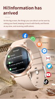 Nouveau produit 2026 Montres intelligentes tendance, surveillance intelligente, communication sans fil, modes sportifs multiples, montre connectée pour femme
