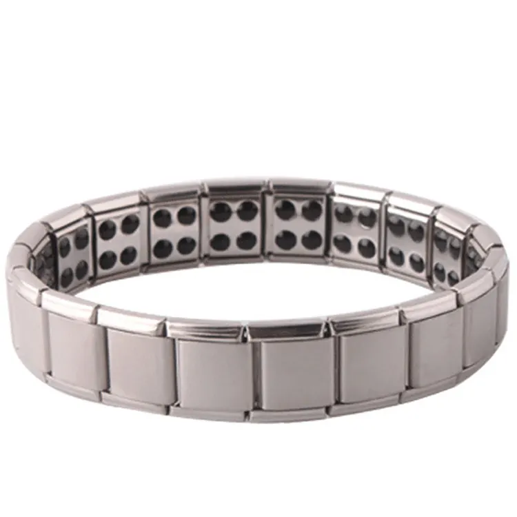 Jewelry Treatment Bangle Germanium Health Bracelet Popular Wholesale Stainless Steel Italian Charm Bracelet