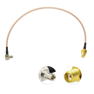 SMA để <span class=keywords><strong>TS9</strong></span> rg316 cáp đồng trục Pigtail SMA nữ để <span class=keywords><strong>TS9</strong></span> 90 độ ăng-ten bên ngoài <span class=keywords><strong>Adapter</strong></span> Cáp cho Mifi Router USB modem - Product Image 2