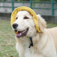 Chapeau Bob en Velours Côtelé pour Chien, Motif Écossais, Réglable, Durable, Confortable, Protection Solaire pour Animaux, Logo Personnalisé, Élégant, Luxe, Extérieur, Petits Chiens
