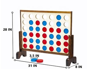 Vente flash Jeu de plein air géant 4 à la suite Jeu en bois dans la cour et le jardin - Product Image 2