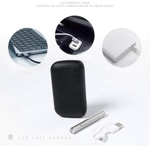 KY à la mode 20 pièces Cigarettes Portable Usb charge métal cuir Vintage classique étui à briquet - Product Image 4