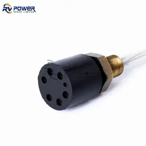 Conector elétrico estanque para calhas de água, conector pequeno plano de 7-9 núcleos embutido em cabo de águas profundas