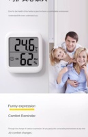 Mingle ménage électronique thermomètre hygromètre ABS matériel personnalisé ODM soutien