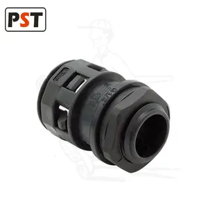 Conector para tubulação flexível, conector de nylon para tubo flexível