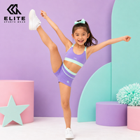 Ensemble d'entraînement de danse personnalisé pour enfants et adultes, vêtements d'entraînement pour cheerleading