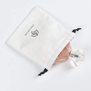 Sacchetto Regalo in Cotone Rosa con Logo Personalizzato, Piccola Borsa con Cordoncino per Gioielli - Product Image 6