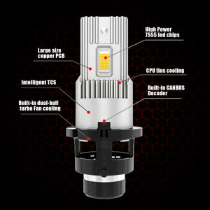 Bombillas de faro LED OEM superbrillantes D4S D4R D2S D2R con Chips <span class=keywords><strong>GC</strong></span> LED 7000LM 35W MINI CanBus sin errores reemplazar bombillas de xenón HID - Product Image 4