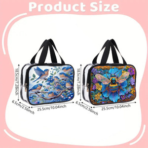 Set <span class=keywords><strong>de</strong></span> 2 Bolsas <span class=keywords><strong>de</strong></span> Maquillaje con Pintura <span class=keywords><strong>de</strong></span> Diamantes 5D - Neceser <span class=keywords><strong>de</strong></span> Viaje Artesanal con Pedrería y Herramientas Incluidas (Incluye Pegamento <span class=keywords><strong>de</strong></span> Arcilla y Bandeja para Herramientas) - Product Image 4