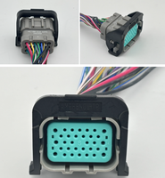 Connecteur de signal d'alimentation AMPHENOL pour module de commande électrique automobile, fiche 32 broches, boîtier ABS, indice de protection IP67, 5A/25A pour BYD Automotive