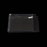 Boîte d'emballage transparente en PVC avec fond transparent, en plastique, pour présentation, avec matériaux recyclés, personnalisable