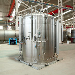 Tanque criogénico de acero inoxidable con aislamiento al vacío, recipiente a presión de alto nivel de seguridad para almacenamiento de oxígeno líquido y nitrógeno. - Product Image 1