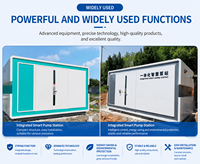 Pompe à eau intelligente de type conteneur extérieur en acier inoxydable avec réservoir intégré pour l'alimentation secondaire en eau et système de contrôle PLC