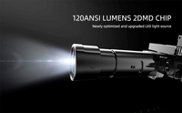 Projecteur de cinéma maison intelligent Yinzam P22 Mini DLP, décodage HD 4K, LED, batterie puissante, WiFi, BT, Android, mise au point automatique, courte portée