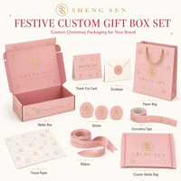 Kotak Kemasan Pink Custom dengan Logo Warna, Kotak Misteri, Bahan Ramah Lingkungan, Kotak Pengiriman, Desain Kreatif, Kotak Hadiah dengan Logo