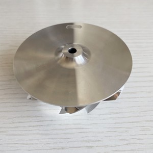 B03G Reverse <span class=keywords><strong>9</strong></span> + <span class=keywords><strong>0</strong></span> cuchillas 62,00/82,00mm Turbo fresado/aluminio 2618/rueda de compresor de palanquilla - Product Image 3