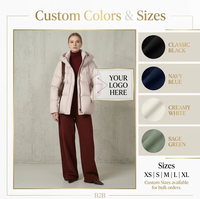 Veste d'hiver pour femmes, mode oversize, courte, réversible, respirante, rembourrée de duvet 100g-150g, avec capuche