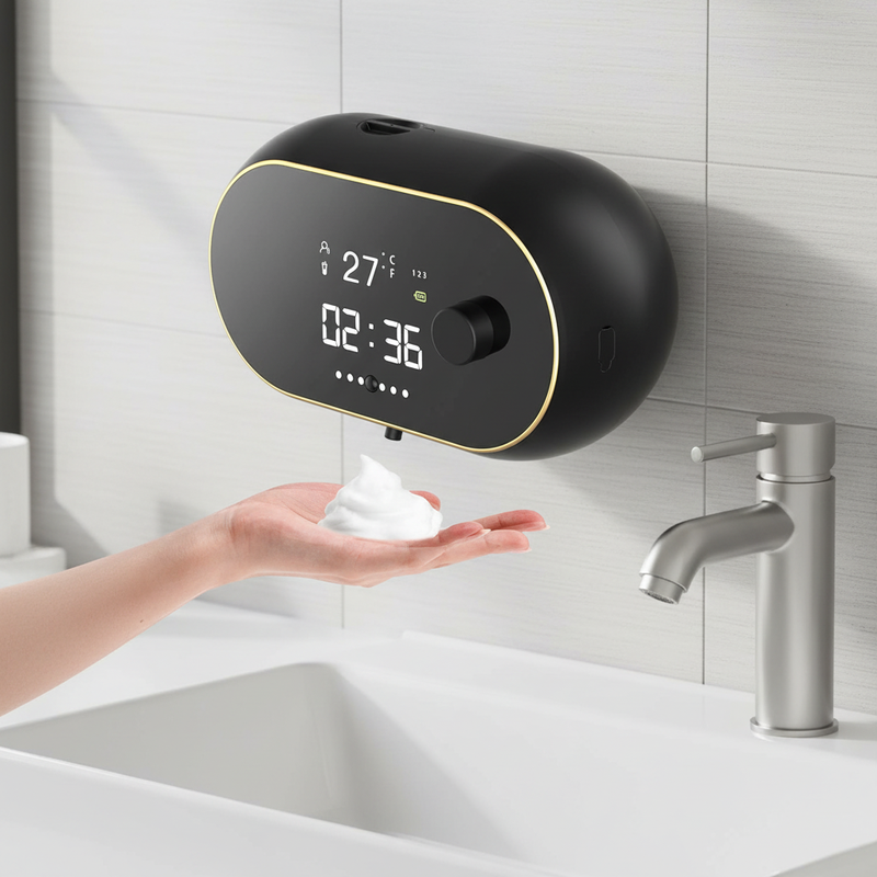 Brushed Gold Automatic Faucet Shape Soap