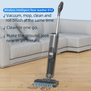 Vente flash <span class=keywords><strong>Aspirateur</strong></span> intelligent sans fil intelligent pour sols humides et secs <span class=keywords><strong>Aspirateur</strong></span> électrique pour sols Machine de nettoyage des sols sans fil Serpillère sans fil - Product Image 2