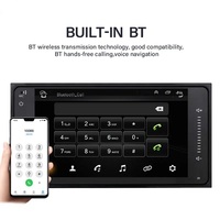 Estéreo Universal Inalámbrico para Auto con Carplay y Android Auto de 7 Pulgadas, Radio Android para Toyota Corolla
