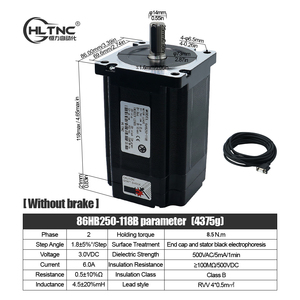 Moteur pas à pas HLTNC Nema 34 à boucle fermée 4,5 Nm 8,5 Nm 12 Nm avec <span class=keywords><strong>driver</strong></span> servo hybride HBS86H 400 W 60 V et alimentation pour routeur CNC - Product Image 2