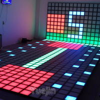 Piso de Juego LED Interactivo Super Grid Yuejin para Interiores, para Hogar, Centro Comercial, Parque de Aventuras, Parque de Trampolines - Material Plástico