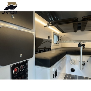 Mini-<span class=keywords><strong>caravane</strong></span> tout-terrain en aluminium avec extension coulissante, camping-car compact, camping-car solaire, remorque à outils - Product Image 6