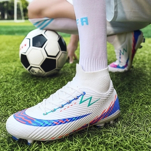 Chaussures de football professionnelles pour hommes, chaussures de football FG/TF à ongles longs, crampons d'entraînement antidérapants à la <span class=keywords><strong>cheville</strong></span>, baskets de football, chaussures de livraison directe - Product Image 6