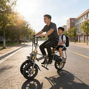 Tricycle électrique pliable pour parent-enfant, double batterie, ultra-léger, rétractable, universel pour adultes hommes et femmes - Product Image 1