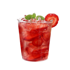 Taza transparente para refrescos, botella de plástico PET de 500ml con tapa, Material para whisky de papel de calidad alimentaria, brandy, té de la leche, logotipo personalizado - Product Image 2