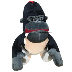 Kreative schwarze Gorilla Puppen Tier Affe Plüsch Spielzeug Zimmer Festival Dekor Weihnachten Geburtstag Baby Geschenk