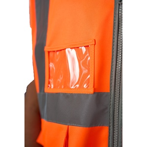 Men's High Visibility Safety <b>Vest</b> Hi Vis <b>Reflective</b> Workwear Construction Road Work Traffic Security Breathable Mesh <b>Vest</b> Custom - Product Image 4