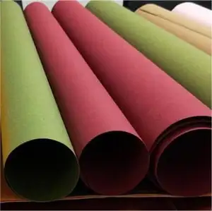 Ecofriendly Biodegradablel Multicolor Washable Kraft Paper Fabric Waterproof Kraft Paper Roll For Paper Bags