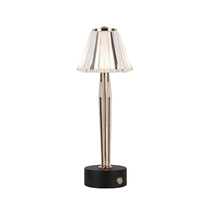Lampe de table rechargeable au design luxueux, lampe de bureau portable sans fil de style nordique, design original, intensité réglable, lumière décorative de nuit - Product Image 4