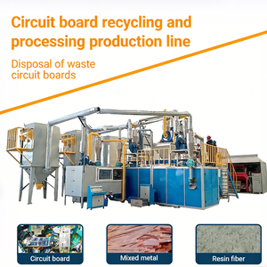 Equipo de Reciclaje de Placas de Circuito Totalmente Automatizado en Oferta, Línea de Producción de Separación de Resina y Metal de Placas de Circuito - Product Image 1
