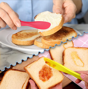 Herramientas de cocina de grado alimenticio, espátula de plástico para mantequilla, espátula de pastelería con <span class=keywords><strong>mango</strong></span> largo, superventas - Product Image 3