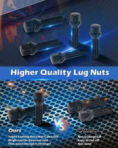 M14x1.25 M14x1.5 M12x1.25 M12x1.5 M16x1.5 Boulons <span class=keywords><strong>de</strong></span> siège coniques en usine pour <span class=keywords><strong>roue</strong></span> Audi <span class=keywords><strong>VW</strong></span> Mini - Product Image 5