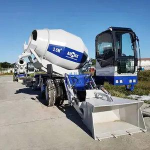3.5CBM par lot auto chargement ciment bétonnière camion Caes en Indonésie - Product Image 1