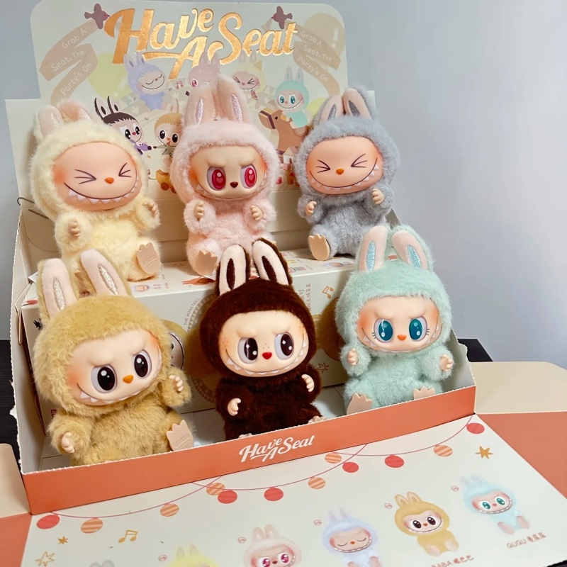 Labubu Second Generation - Cute Sitting Party Set Blind Box
