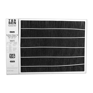 แผ่นกรองอากาศหลักขนาด 20x20x1 นิ้ว สำหรับห้องคลีนรูม HVAC แบบจีบ G3/G4 ประสิทธิภาพสูง โครงกระดาษแข็งแบบใหม่ แผ่นกรองใยฝ้าย - Product Image 1