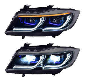 Mj cho BMW 3 Series E90 LED đầu đèn 2005-2012 Điều kiện Mới <span class=keywords><strong>Halogen</strong></span> <span class=keywords><strong>Xenon</strong></span> phía trước ánh sáng nâng cấp phía trước đèn Đèn pha - Product Image 1