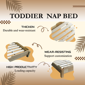 Comfortable Solid Wood <strong>Crib</strong> for Babies and Kids Modern Design Wood Color - Product Image 6