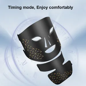 Ánh sáng Silicone mềm linh hoạt <span class=keywords><strong>PDT</strong></span> hồng ngoại liệu pháp ánh sáng đỏ thiết bị mặt nạ máy của mặt nạ LED với cổ liệu pháp ánh sáng đỏ - Product Image 5