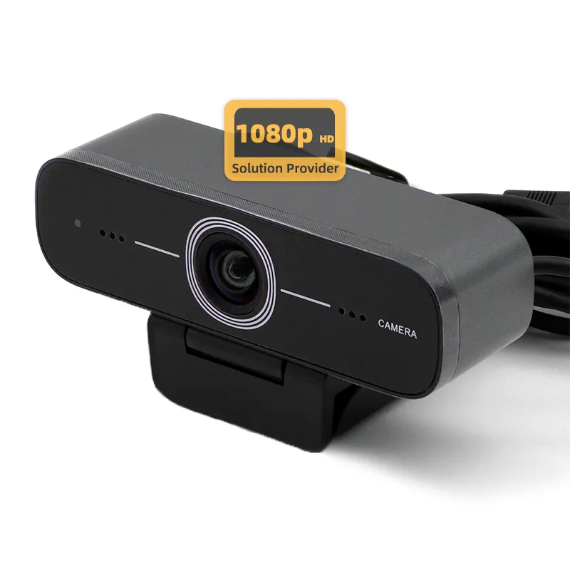 Câmera web 5x webcam com microfone e alto-falante e tripé Zoom óptico de venda quente para PC 1080p Full HD Usb Pc estoque 2D 3D 2 Mega