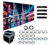 Écran LED de location P3.91 intérieur/extérieur 4K HDR à haute fréquence de rafraîchissement pour mur vidéo, idéal pour mariages, églises, conférences et scènes