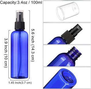 Empty Continuous Fine Mist PET 5ml-<b>200ml</b> Transparent Plastic Spray <b>Bottle</b> with Customized Screen Printing for Cosmetic Packaging - Product Image 2