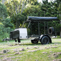 Ecocampor Nouvelle Conception Norme Australienne Remorque de Camping Tout-Terrain Mini Caravane pour Voyages en Famille à Vendre en Australie
