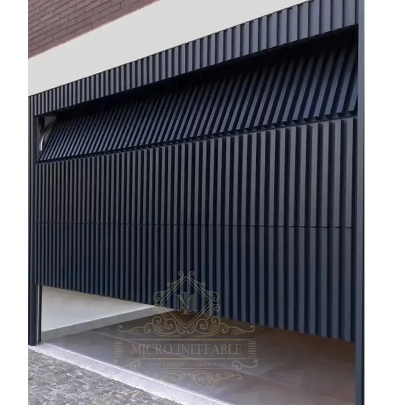 Top Sale Modern Industrial Overhead Insulating Garage Door Aluminum Frame Board Electric Garage Door