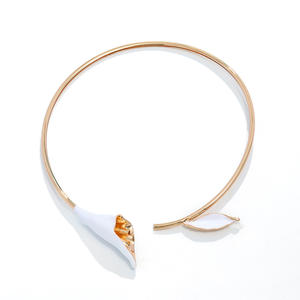 قلادة نسائية أنيقة على طراز Y2K مع زهور، سلسلة رقبة متعددة الاستخدامات من السبائك للمناسبات السنوية - Product Image 5